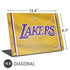 NBA Los Angeles Lakers Jersey Universal Laptop 16.6in (13.4 x 9.7in) Skin